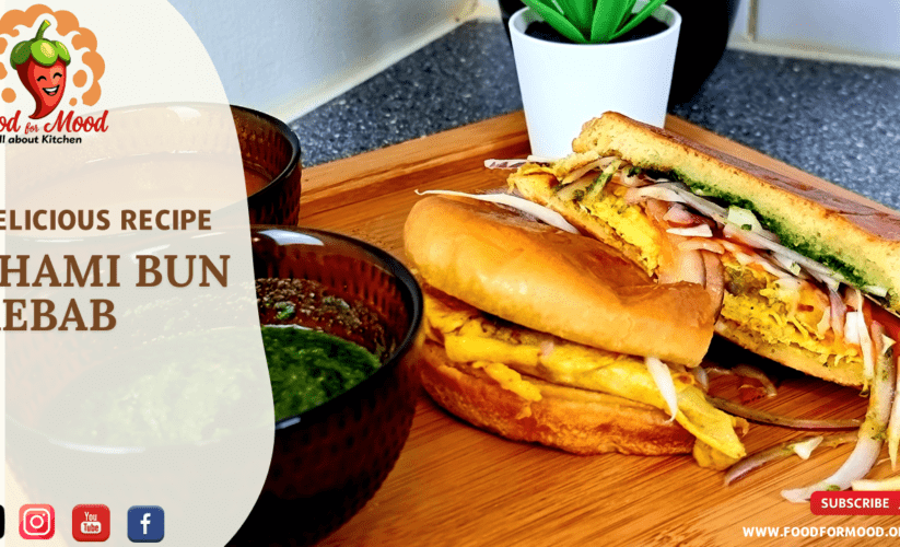 Anda Shami Burger/ Shami bun kebab