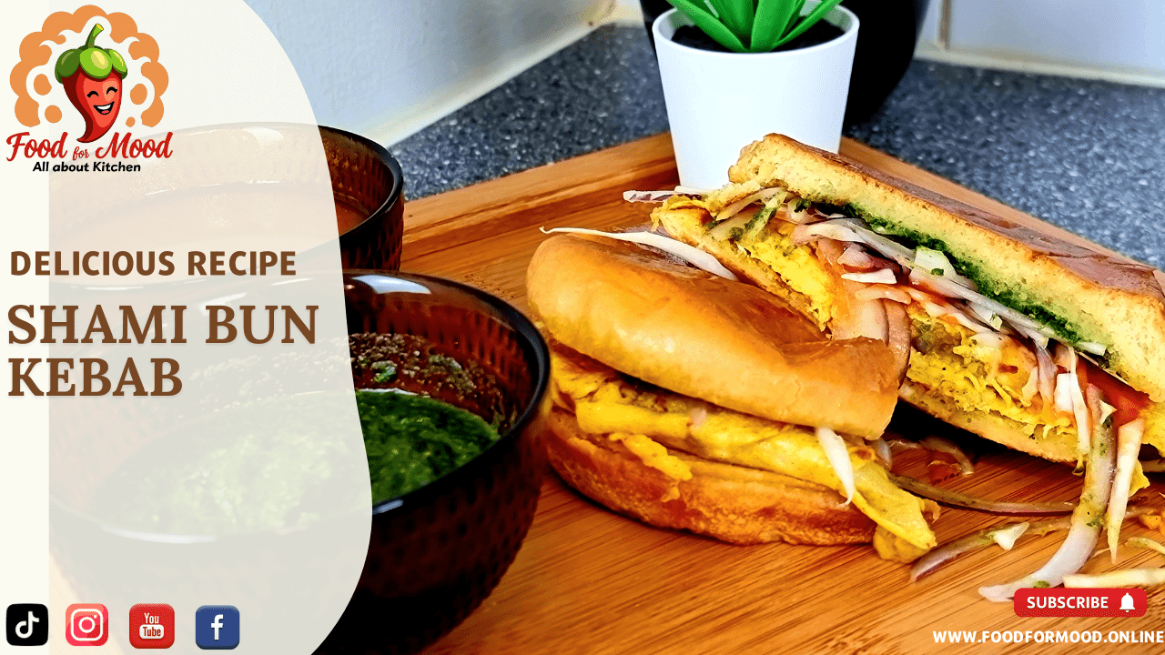 Anda Shami Burger/ Shami bun kebab